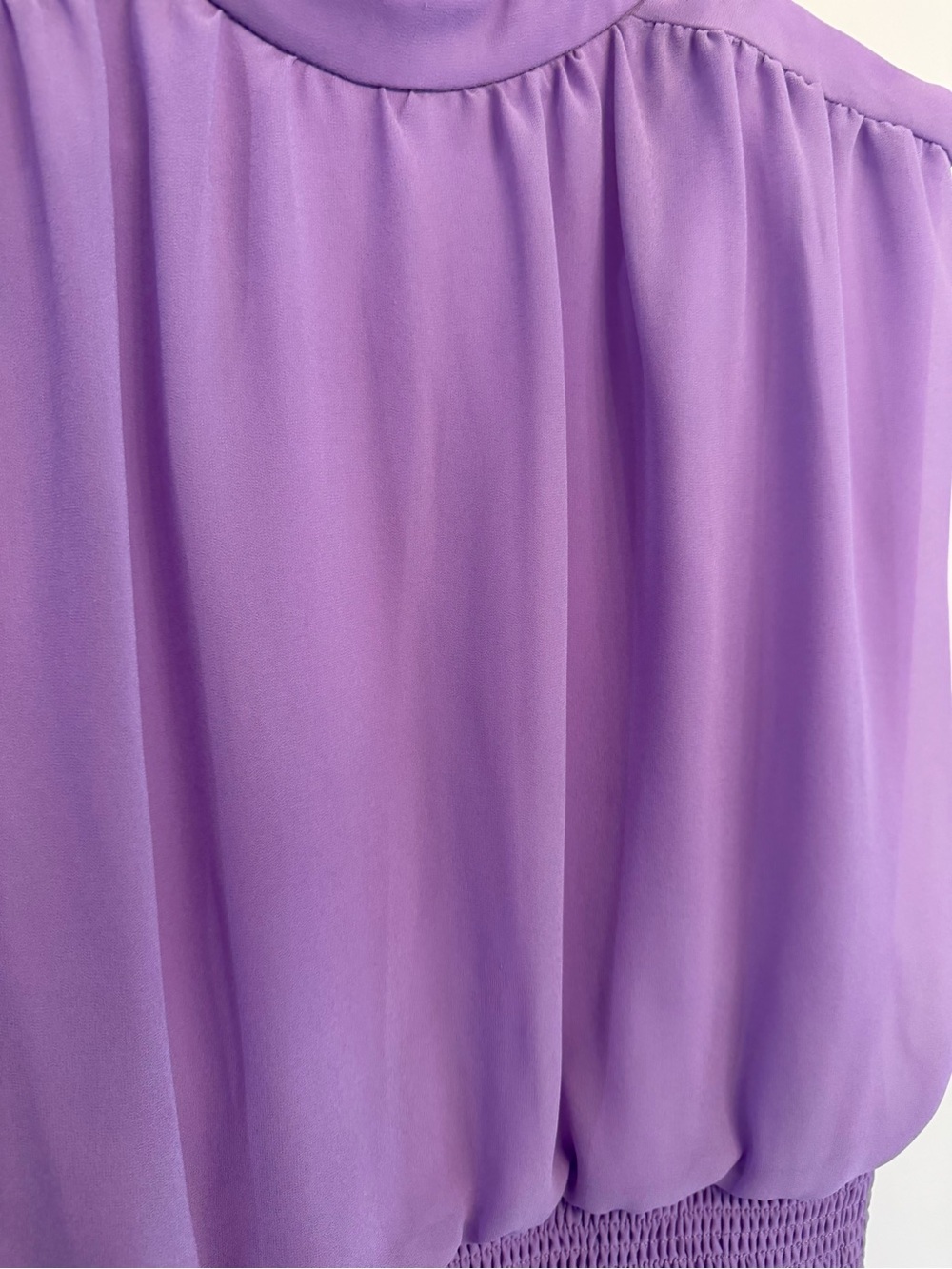 TCEC Lavender Mini Dress Size L - Picture 5 of 8
